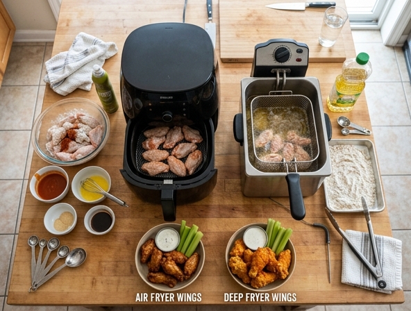 Air Fryer Vs Deep Fryer For Buffalo Wings - Achieving The Ultimate Crispy Texture