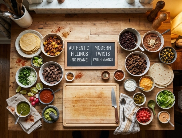 Beans vs No Beans for Tacos - Authentic Fillings Versus Modern Twists