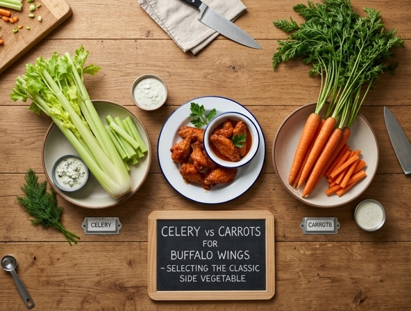 Celery Vs Carrots For Buffalo Wings - Selecting The Classic Side Vegetable