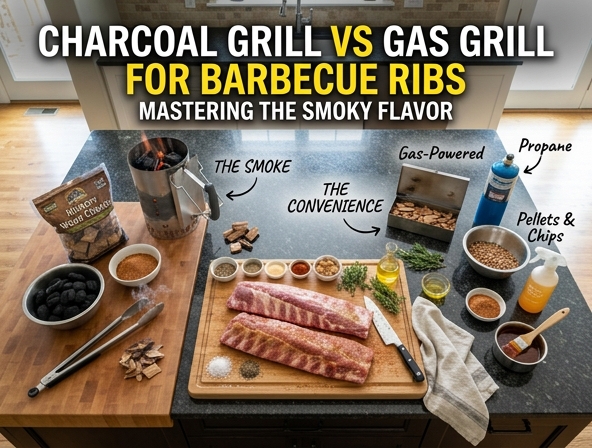 Charcoal Grill vs Gas Grill for Barbecue Ribs - Mastering The Smoky Flavor