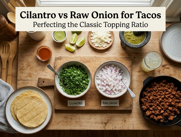Cilantro vs Raw Onion for Tacos - Perfecting the Classic Topping Ratio