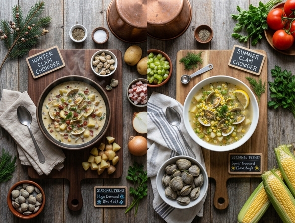 Cold Weather vs Warm Weather for Clam Chowder - Tracking Seasonal Consumption Trends