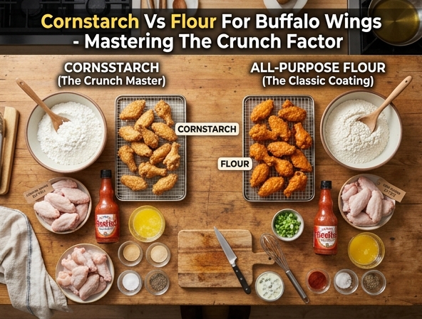 Cornstarch Vs Flour For Buffalo Wings - Mastering The Crunch Factor