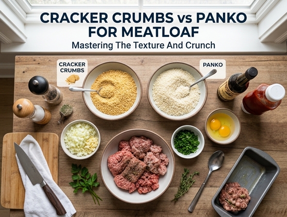Cracker Crumbs vs Panko For Meatloaf - Mastering The Texture And Crunch