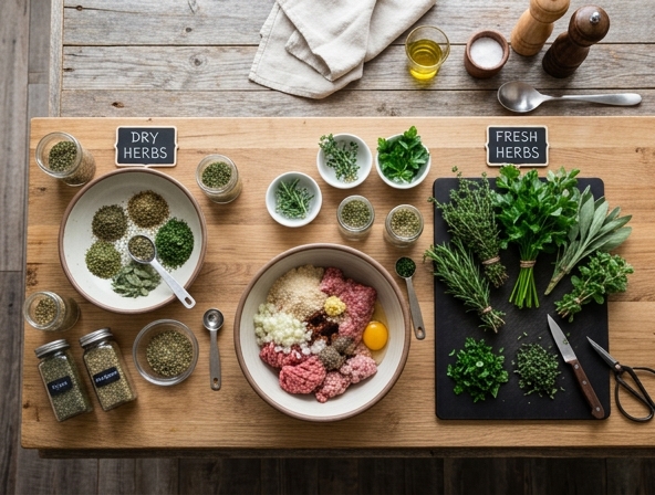 Dry Herbs vs Fresh Herbs For Meatloaf - Enhancing Aromatic Potency Levels