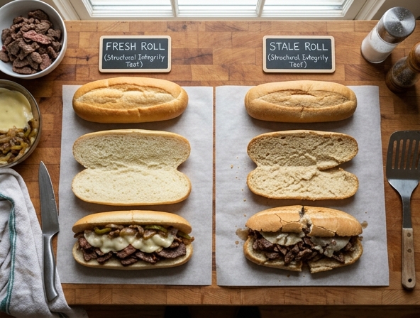 Fresh Roll vs Stale Roll for Philly Cheesesteak - Ensuring The Best Structural Integrity