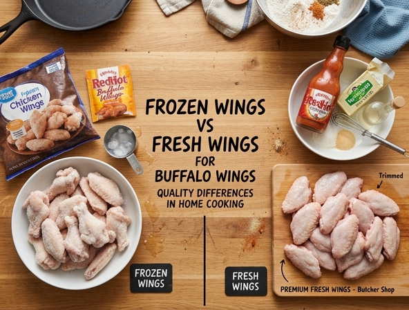 Frozen Wings Vs Fresh Wings For Buffalo Wings - Quality Differences In Home Cooking