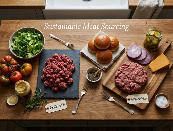 Grass-Fed Vs. Grain-Fed For Burger - Sustainable Meat Sourcing
