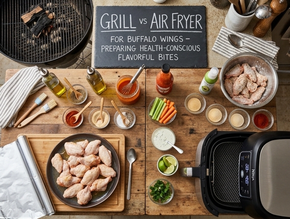 Grill Vs Air Fryer For Buffalo Wings - Preparing Health-Conscious Flavorful Bites