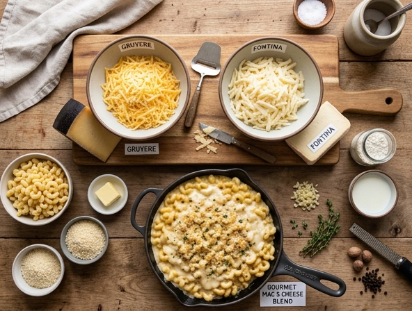 Gruyere vs Fontina for Macaroni and Cheese - Creating The Perfect Gourmet Blend