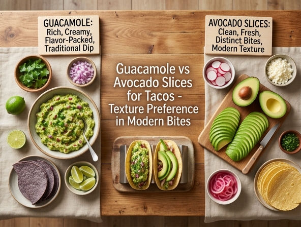 Guacamole vs Avocado Slices for Tacos - Texture Preference in Modern Bites