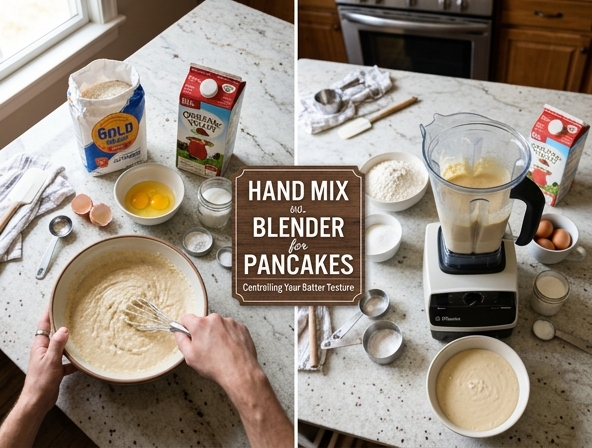 Hand Mix vs Blender for Pancakes - Controlling Your Batter Texture