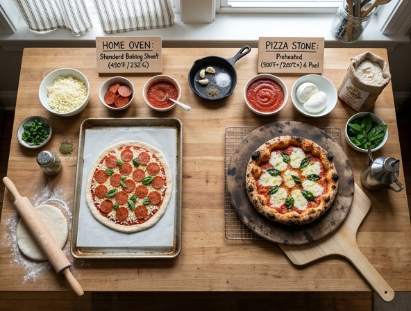 Home Oven vs Pizza Stone for Pizza - Achieving Professional Results at Home