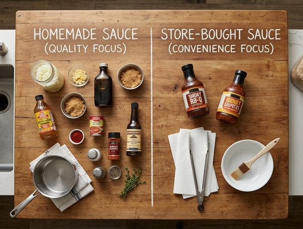 Homemade Sauce vs Store Bought for Barbecue Ribs - Evaluating Quality And Convenience