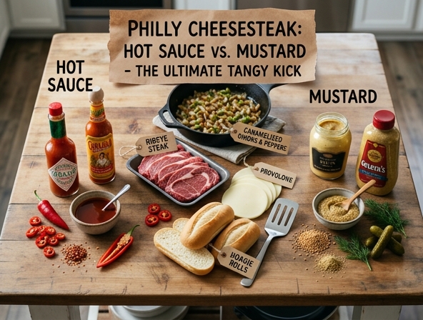 Hot Sauce vs Mustard for Philly Cheesesteak - Choosing The Ultimate Tangy Kick