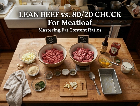 Lean Beef vs 80/20 Chuck For Meatloaf - Mastering Fat Content Ratios