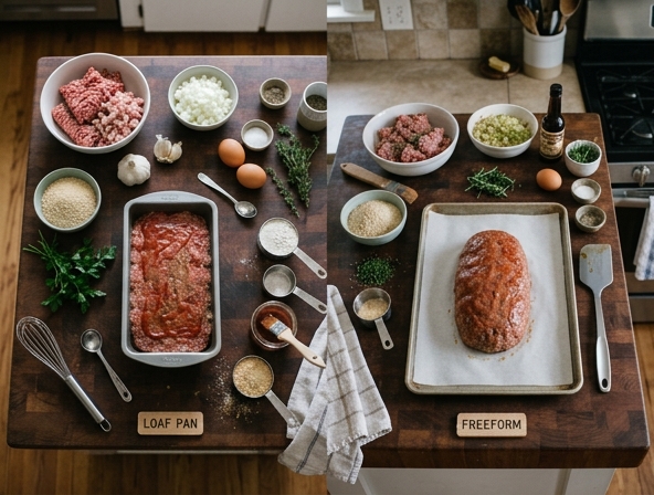 Loaf Pan vs Freeform For Meatloaf - Deciding On The Best Cooking Shape