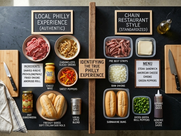 Local vs Chain for Philly Cheesesteak - Identifying The True Philly Experience