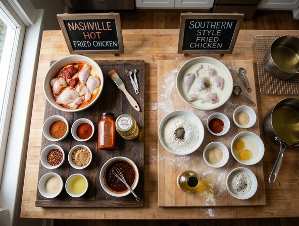 Nashville Hot vs Southern Style for Fried Chicken - Comparing Heat Levels And Preparation