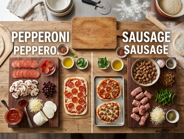 Pepperoni vs Sausage for Pizza - Settling the Iconic Topping Debate