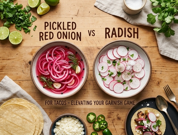 Pickled Red Onion vs Radish for Tacos - Elevating Your Garnish Game