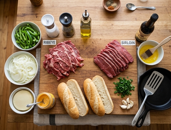 Ribeye vs Sirloin for Philly Cheesesteak - Achieving The Ultimate Meat Texture