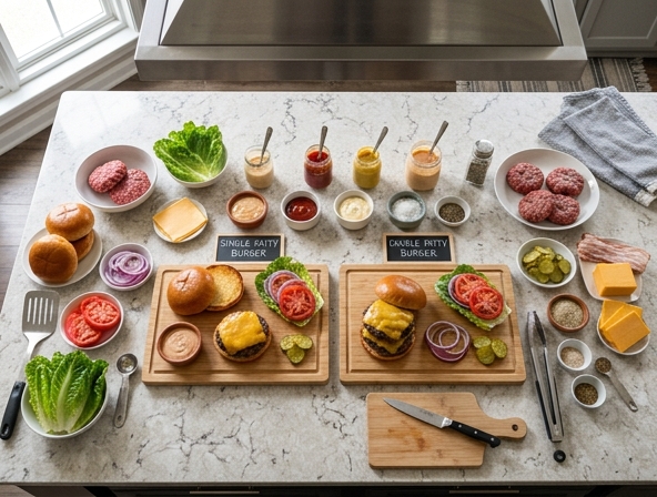 Single Vs. Double Patty For Burger - Determining The Perfect Ratio