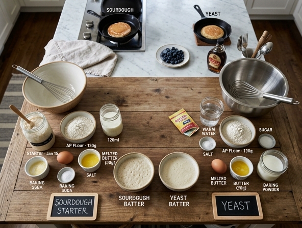 Sourdough Starter vs Yeast for Pancakes - Deepening The Flavor