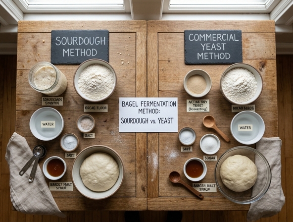 Sourdough vs Yeast for Bagel - Assessing the fermentation method