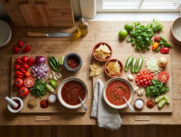 Spicy vs Mild Salsa for Tacos - Catering to Your Personal Heat Tolerance