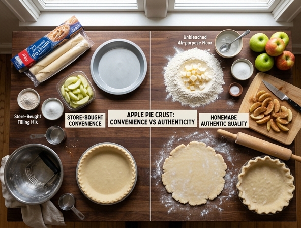 Store-Bought vs Homemade Crust for Apple Pie - Convenience Versus Authentic Quality