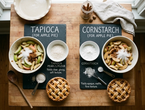 Tapioca vs Cornstarch for Apple Pie - Selecting the Best Thickening Agent