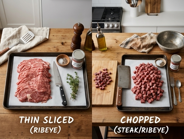 Thin Sliced vs Chopped for Philly Cheesesteak - Techniques For Superior Meat Preparation