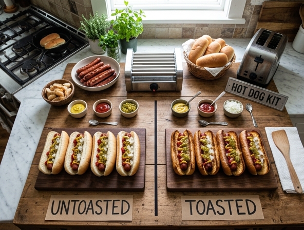 Toasted vs Untoasted for Hot Dog - Bun Integrity Techniques