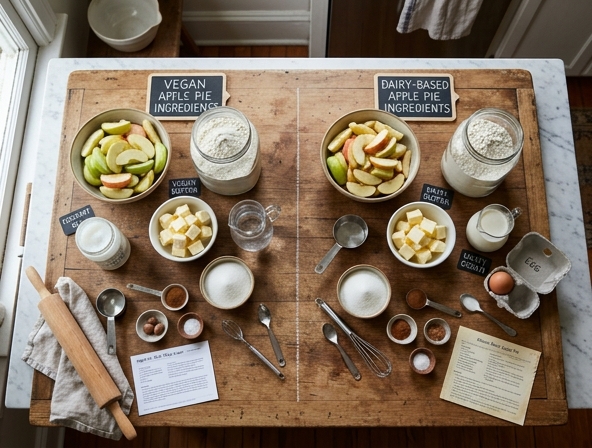 Vegan vs Dairy-Based for Apple Pie - Finding Richness in Plant-Based Crusts