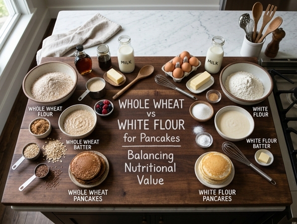 Whole Wheat vs White Flour for Pancakes - Balancing Nutritional Value